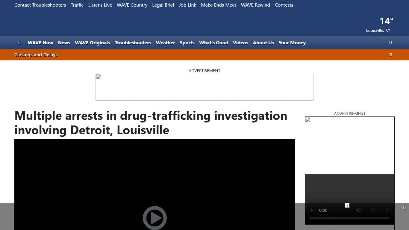 Multiple arrests in drug-trafficking investigation involving Detroit, Louisville